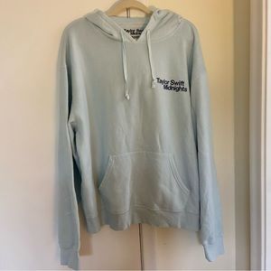 Official Taylor Swift Blue Midnights Sweatshirt Hoodie Never Worn Size L